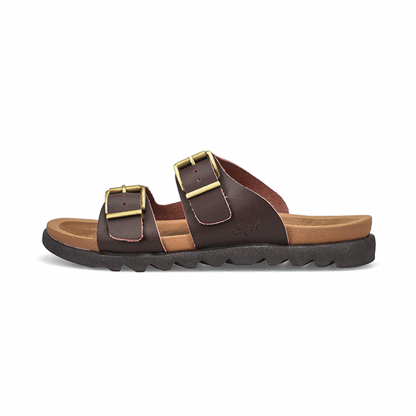 SoftMoc Women's Sadie Double Buckle Nubuck Sa | SoftMoc.com