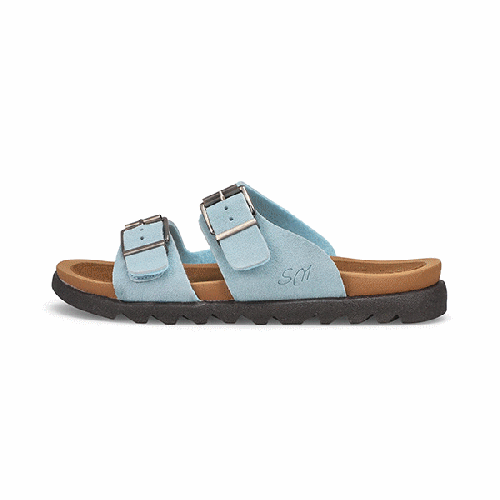 SoftMoc Women's Sadie Double Buckle Suede San | SoftMoc.com