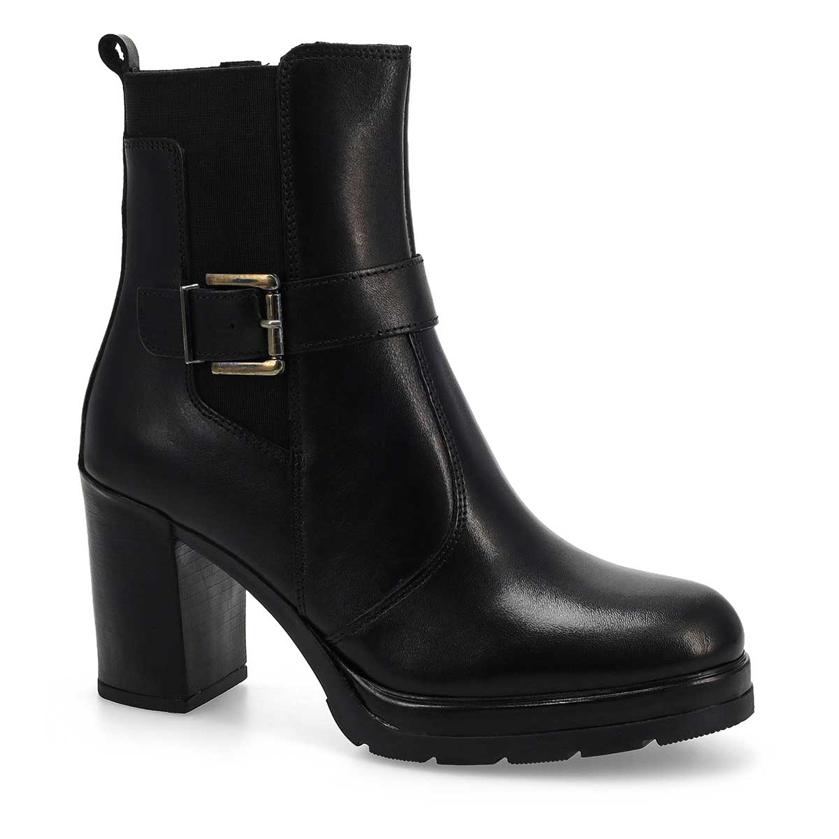 Women's  San Remo Leather Ankle Boot - Black