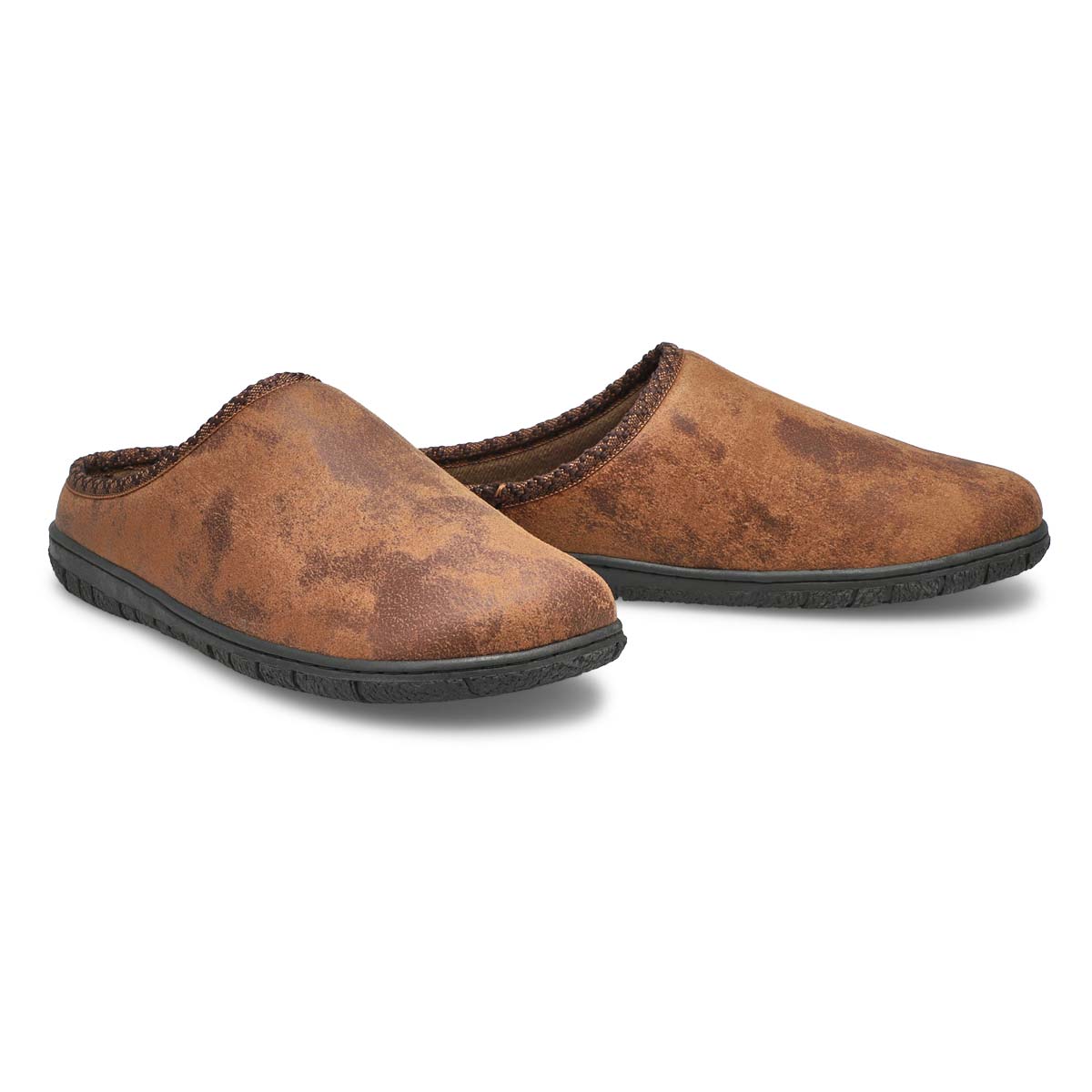 Men's Saturn Memory Foam Slipper - Brown