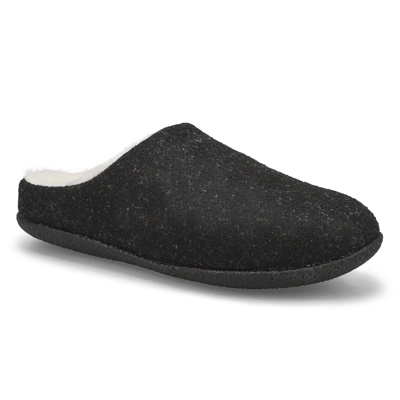 Lds Saturn 4 Open Back Slipper - Black