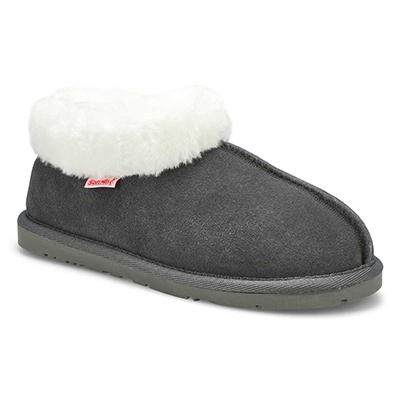 Lds Savanna Suede Bootie - Grey