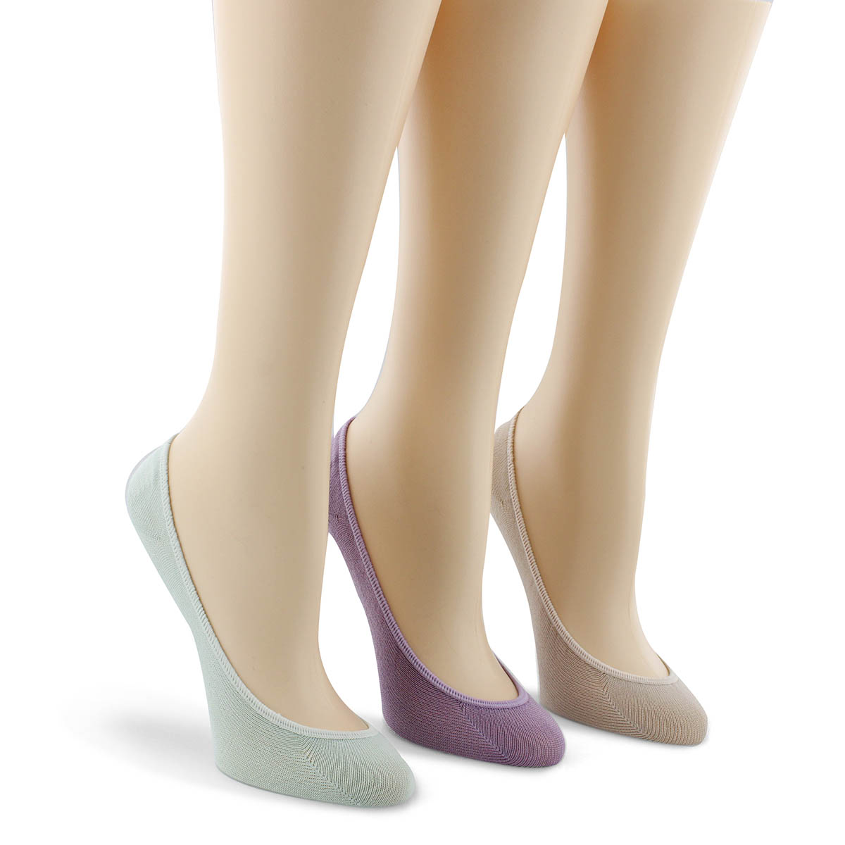 Socquettes SOLID MICRO LINER, femmes - 3 paires