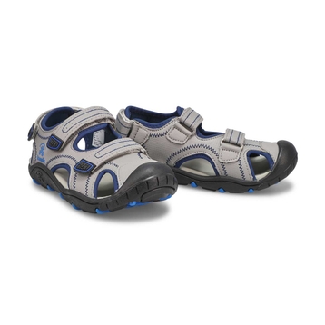 Girls' SeaTurtle 2 Closed Toe Sandal - Grey/Blue