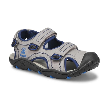 Girls' SeaTurtle 2 Closed Toe Sandal - Grey/Blue