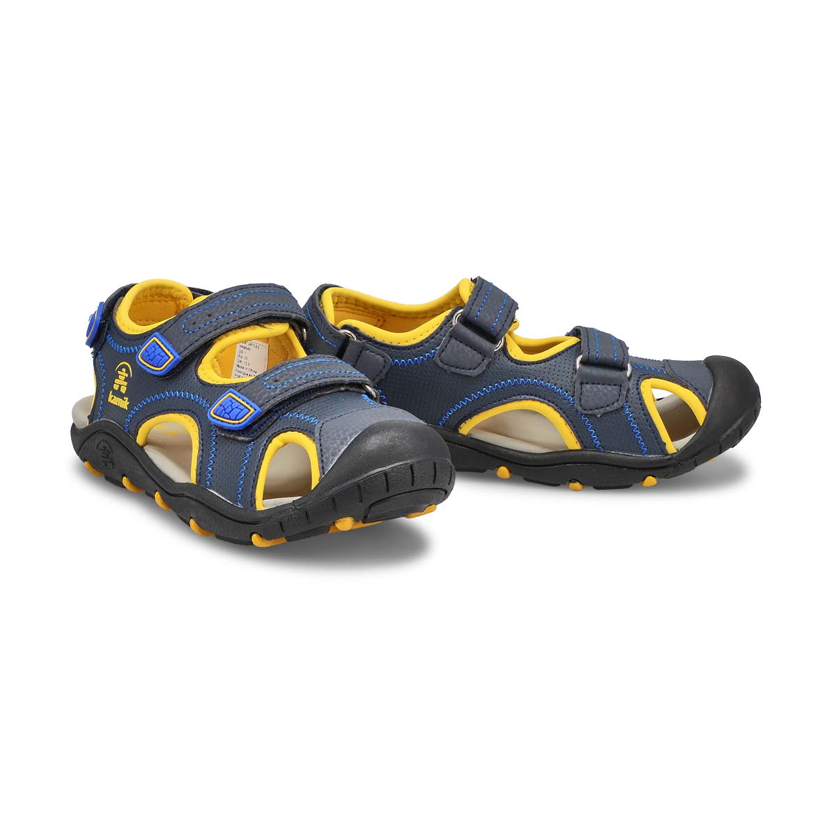 Boys' SeaTurtle 2 Closed Toe Sandal - Navy/Yellow