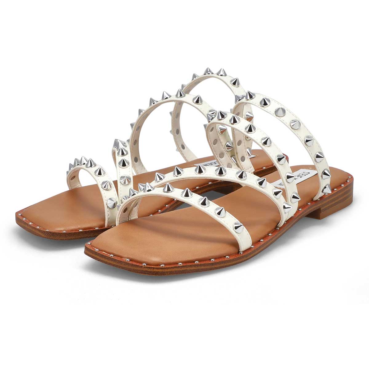 Steve Madden Women's Selina Slide Sandal - Wh | SoftMoc.com