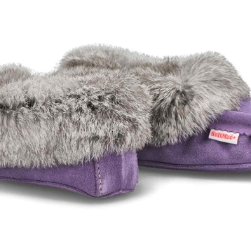 Women's SF600 Rabbit Fur SoftMocs - Lavender