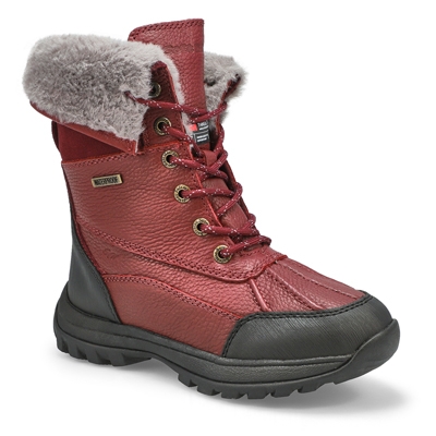 Lds Shakira 4 Waterproof Foldover Cuff Boot - Burgundy