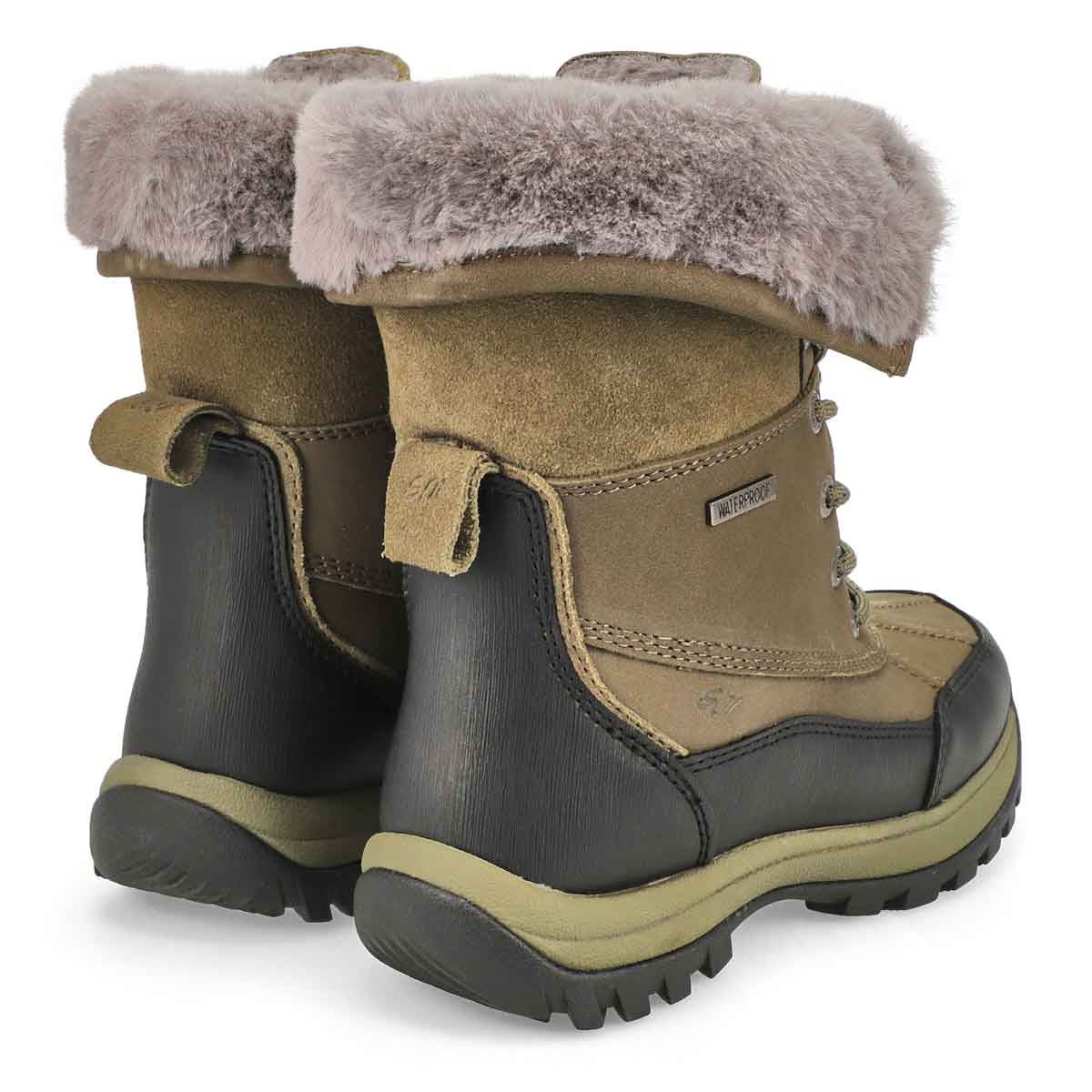 Botte imperméable SHAKIRA 4, olive, femmes