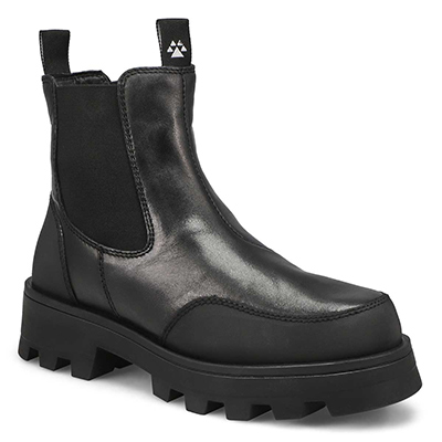 Lds Shani Waterproof Chelsea Winter Boot - Black