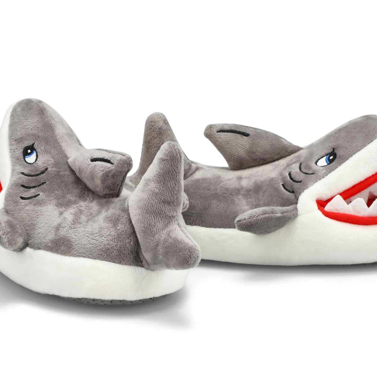 Kids' Shark Slipper - Grey /White