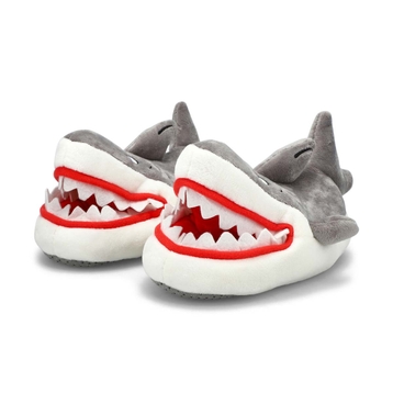 Kids' Shark Slipper - Grey /White