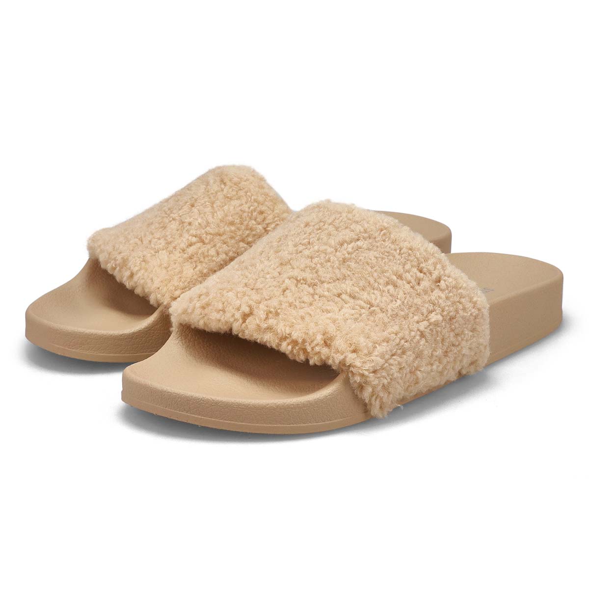 Steve Madden Women's Shear Slipper - Natural | SoftMoc.com