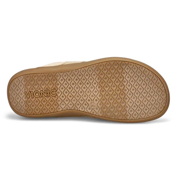 Women's Shore Casual Thong Sandal - Natural/Gold