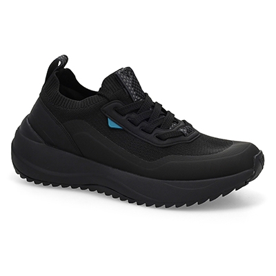 Lds Stormburst Low Waterproof Sneaker - Black