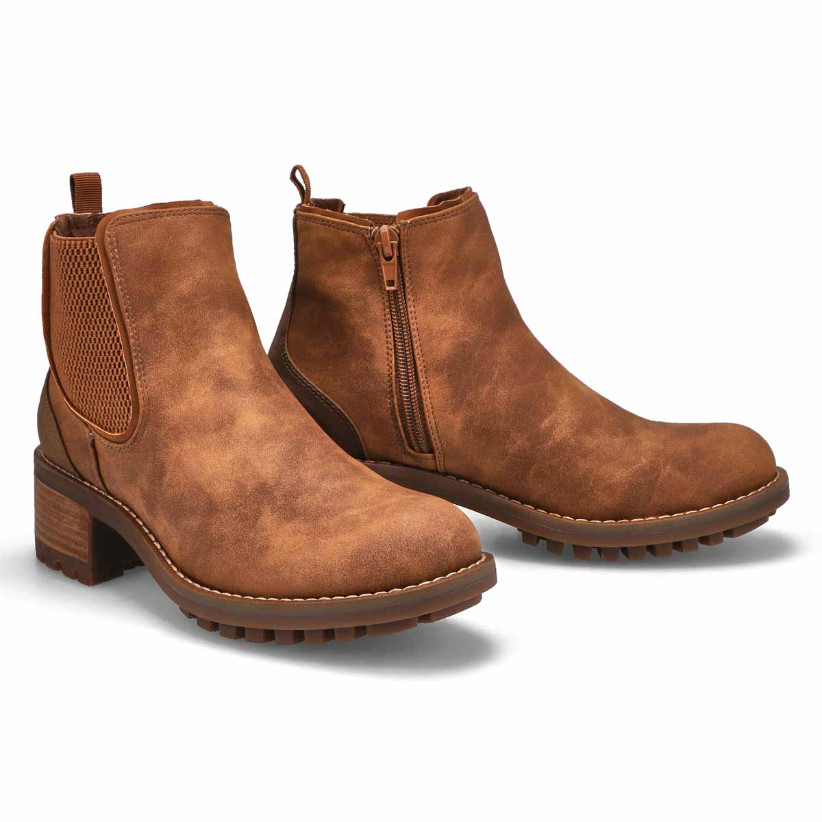 Botte chelsea SIREN, cognac, femmes