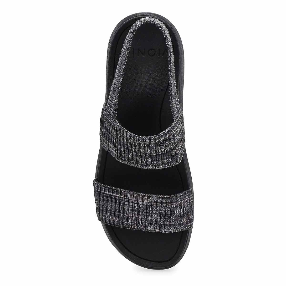 Sandale dcontracte  2 brides SKY, noir, femmes