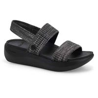 Women's Sky Two Strap Casual Sandal - Black