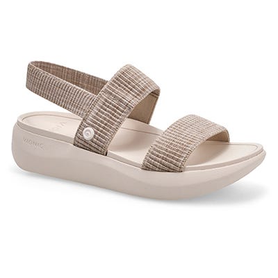 Lds Sky Two Strap Casual Sandal - Sea Salt