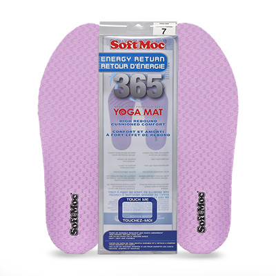 Semelle Energy Return Yoga Mat, violet,femme