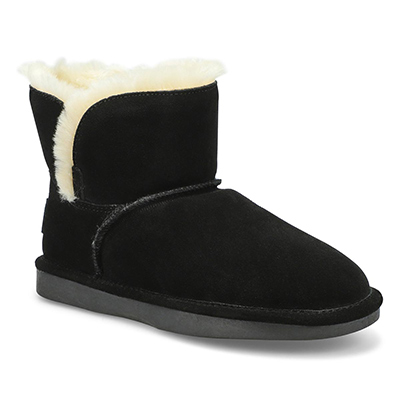 Lds Smocs 5 Cozi Suede Boot - Black