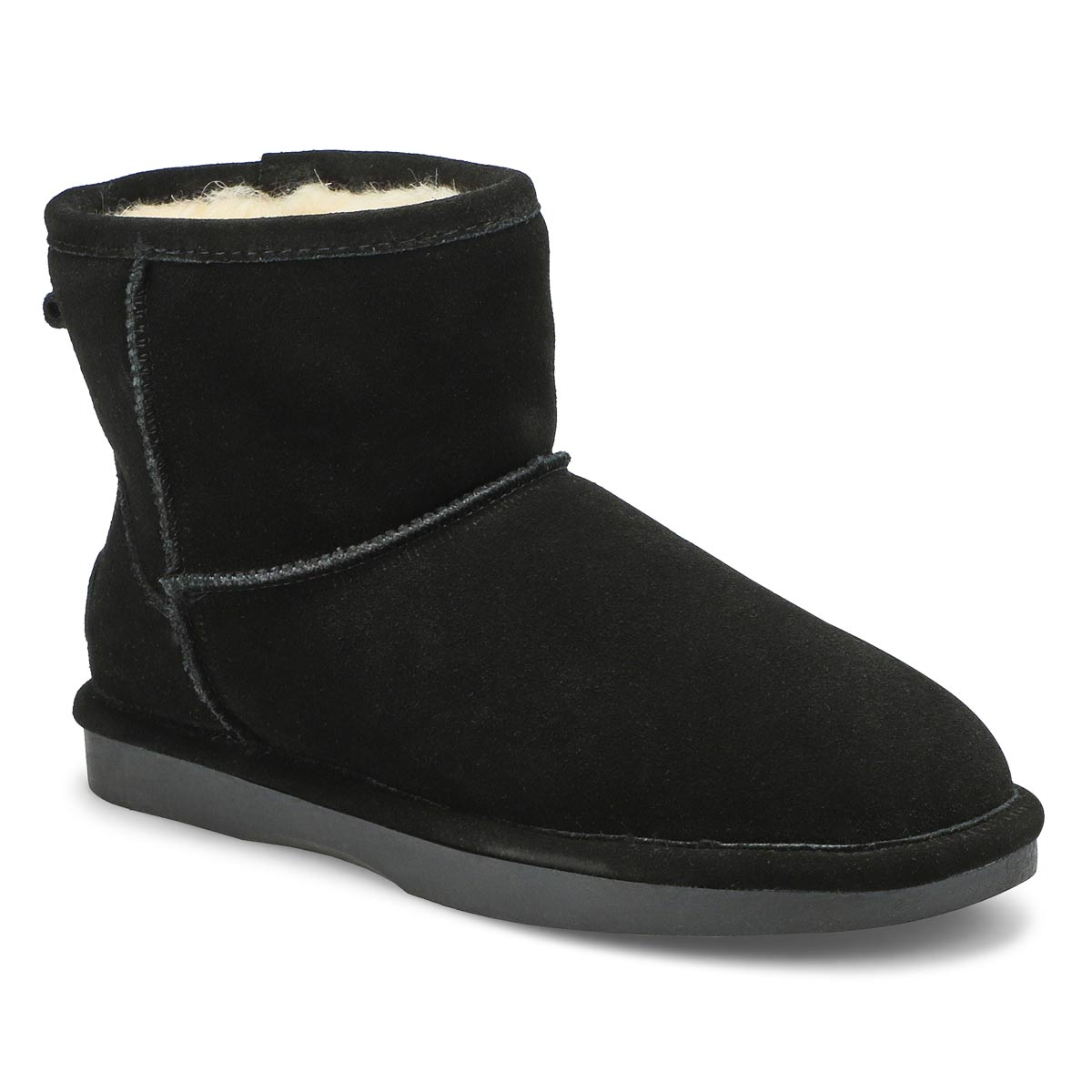 SoftMoc Women's Smocs 5 Mini Boot - Black | SoftMoc.com