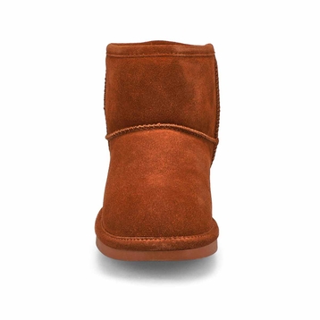 Women's Smocs 5 Low Suede Boot - Dark Tan