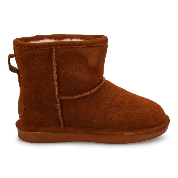 Botte en suède SMOCS 5 LOW, havane foncé, femmes