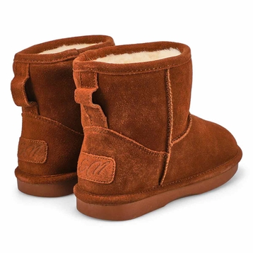 Women's Smocs 5 Low Suede Boot - Dark Tan