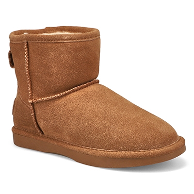 Botte en suède Smocs 5 Low, latté, femmes
