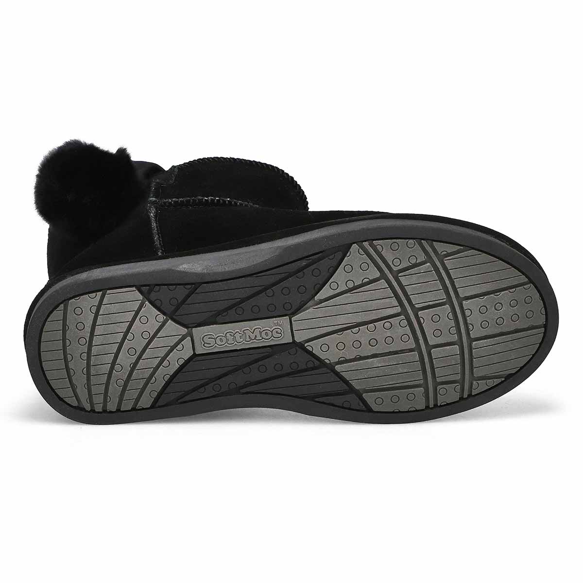 Botte en suède SMOCS 5 LOW POM, noir, femmes