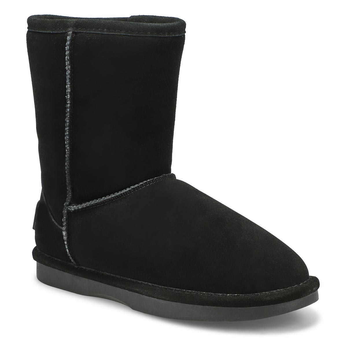 SoftMoc Women's Smocs 5 Mid Suede Boot - Bla | SoftMoc.com