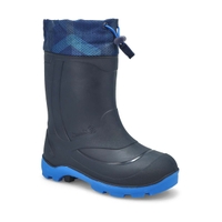 Botte d'hiver imp. SNOBUSTER 2, marine, enfant