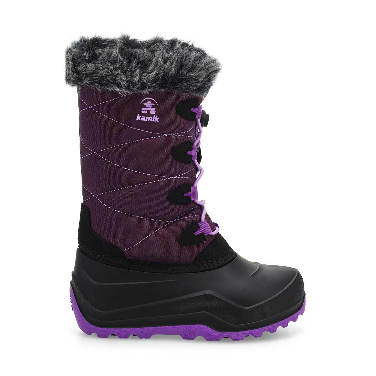 Girls'  Snowangel Winter Boot - Black/Purple