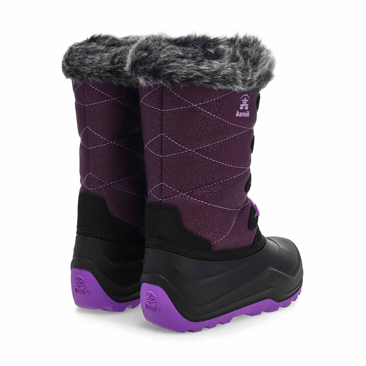 Girls'  Snowangel Winter Boot - Black/Purple