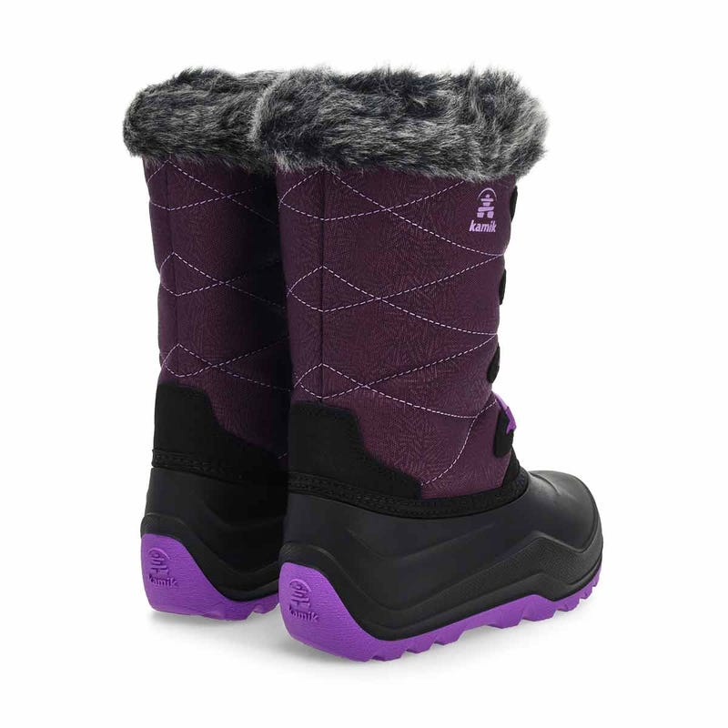 Girls'  Snowangel Winter Boot - Black/Purple