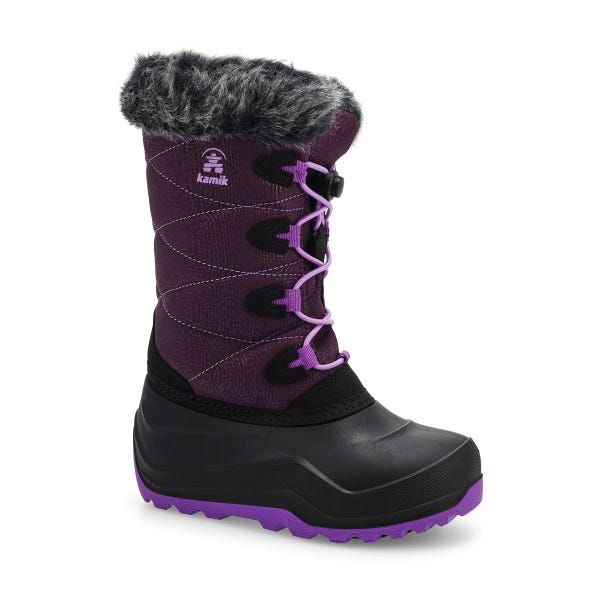 Girls'  Snowangel Winter Boot - Black/Purple