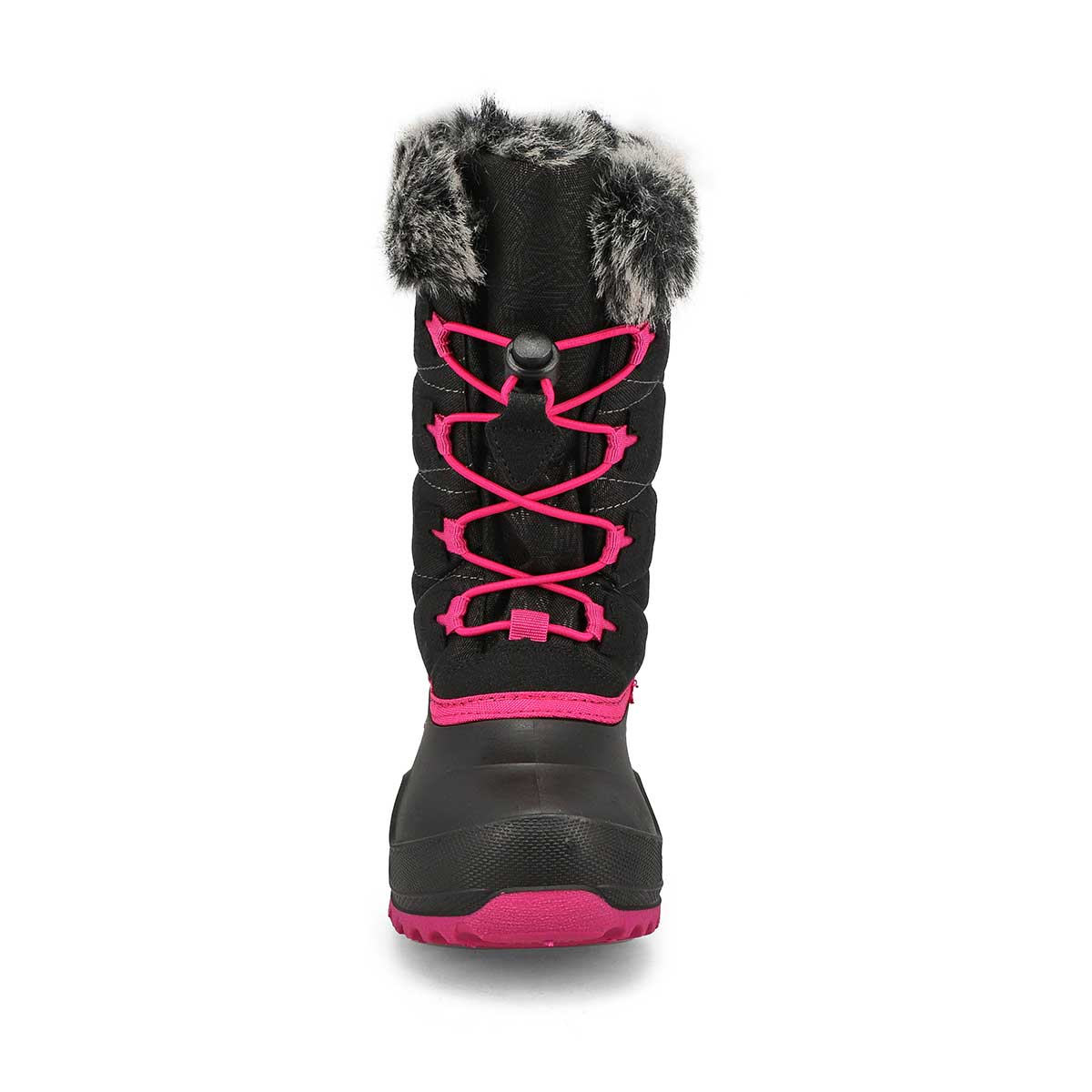 Botte d'hiver SNOWANGEL, noir/rose, filles