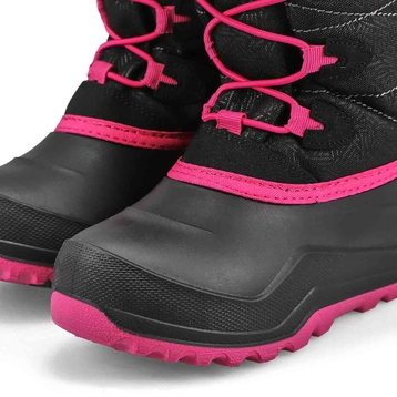 Girls' Snowangle Winter Boot - Black/ Rose