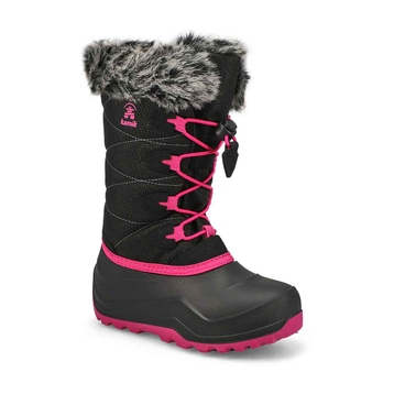 Girls' Snowangle Winter Boot - Black/ Rose