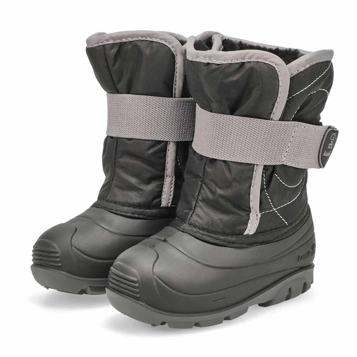 Bottes d'hiver SNOWBUG 3, noir, bébés