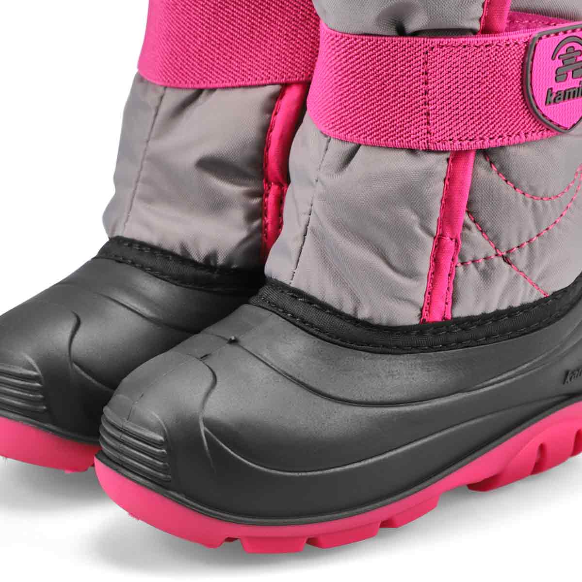 Infants' Snowbug3 Waterproof Winter Boot - Grey/Pink