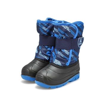 Botte d'hiver imperméable Snowbug4, marine, bébés