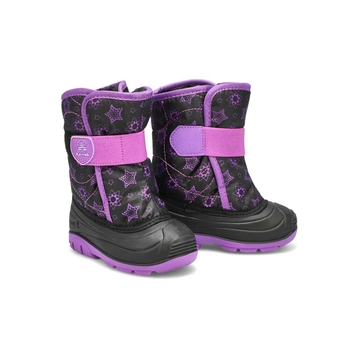 Botte d'hiver imperméable SNOWBUG 4, pourpre, bébé