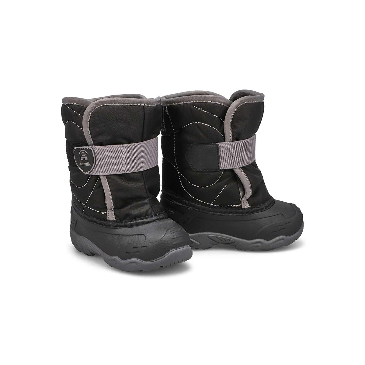 Botte d'hiver imperméable SNOWBUG 5, noir, bébés