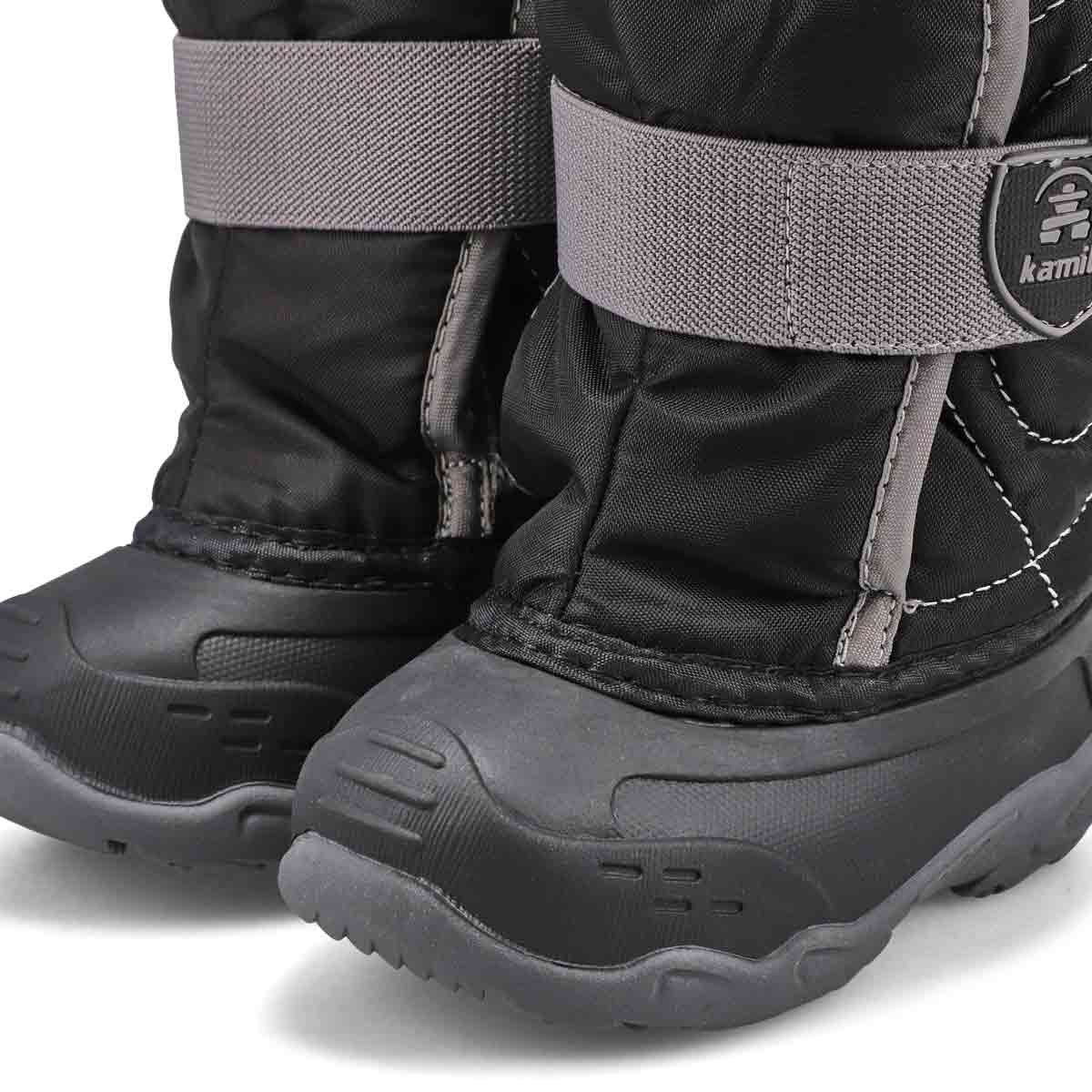 Botte d'hiver imperméable SNOWBUG 5, noir, bébés