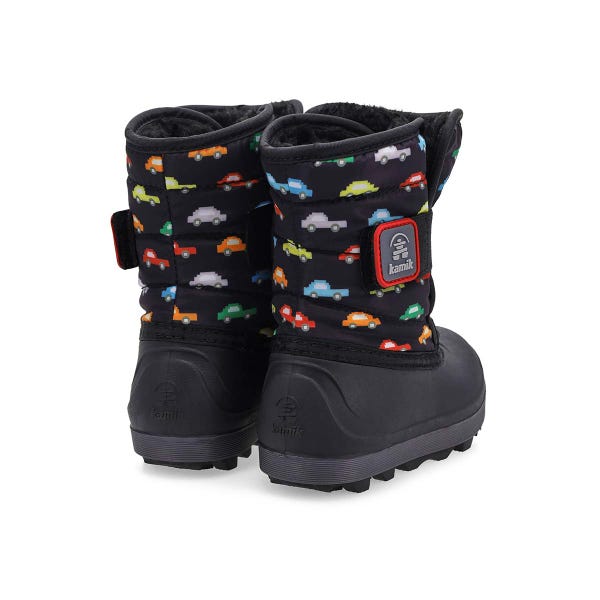 Infants'  Snowbug 7 Print Waterproof Winter Boot - Black
