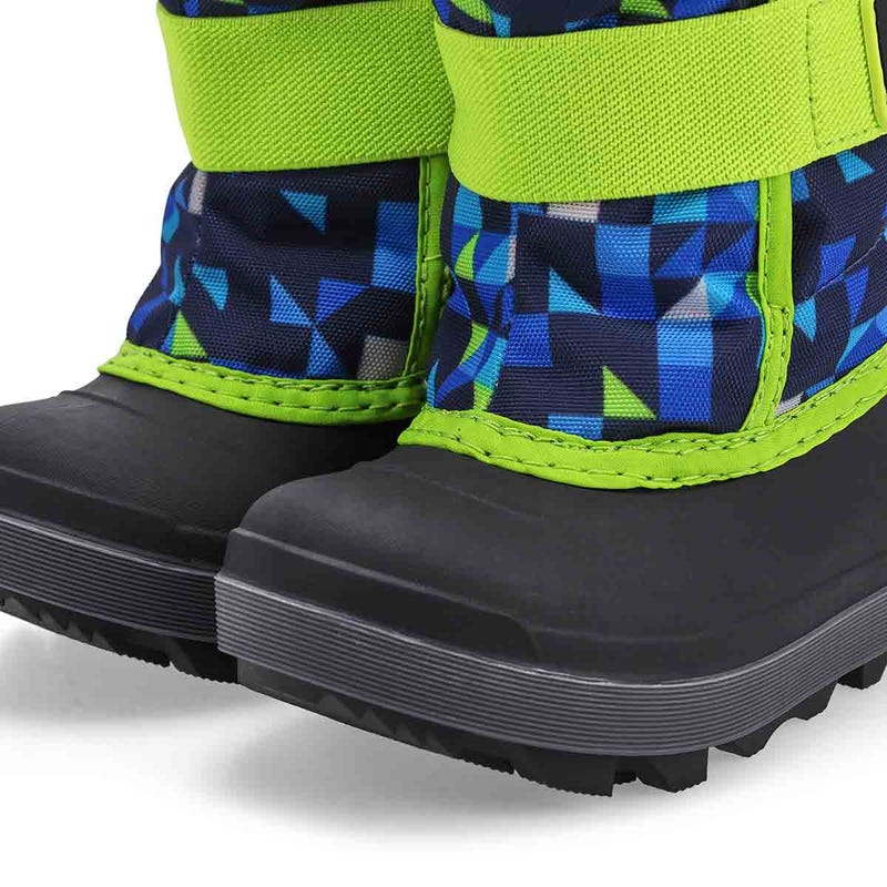 Infants'  Snowbug 7 Print Waterproof Winter Boot - Navy/Lime