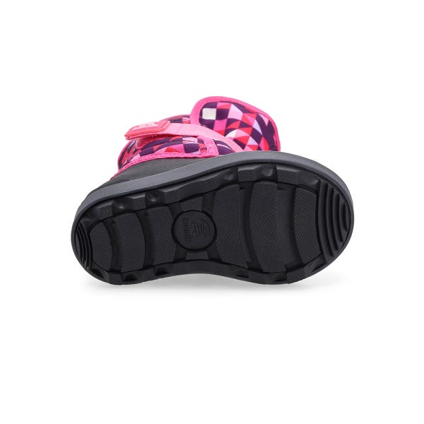 Infants'  Snowbug 7 Print Waterproof Winter Boot - Pink/Purple